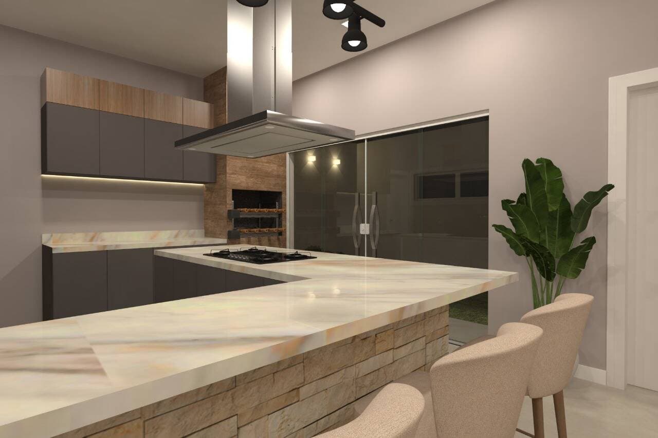 LUXO E SOFISTICAÇÃO: Casa de Alto Padrão no Parque Real com Suíte Master, Closet e Pé-Direito Duplo 5